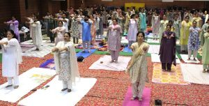 बीवीएम , यूएसएन में बड़े उत्साह के साथ मनाया गया अंतर्राष्ट्रीय योग दिवस