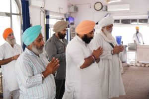  मंत्री स. हरजोत सिंह बैंस ने आज गुरुद्वारा शीशगंज साहिब में अरदास