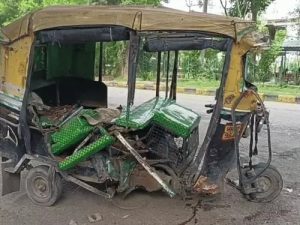कुरुक्षेत्र : ऑटो में ओवरस्पीड कार ने मारी टक्कर, मूक-बधिर स्कूली