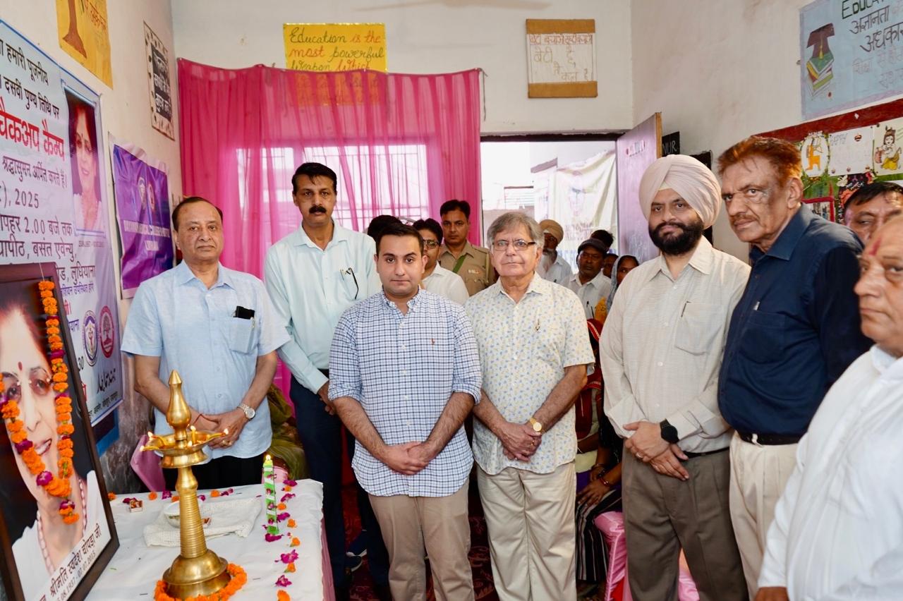 लुधियाना में नोबेल फाउंडेशन ने लगाया मुफ्त मेडिकल चैकअप