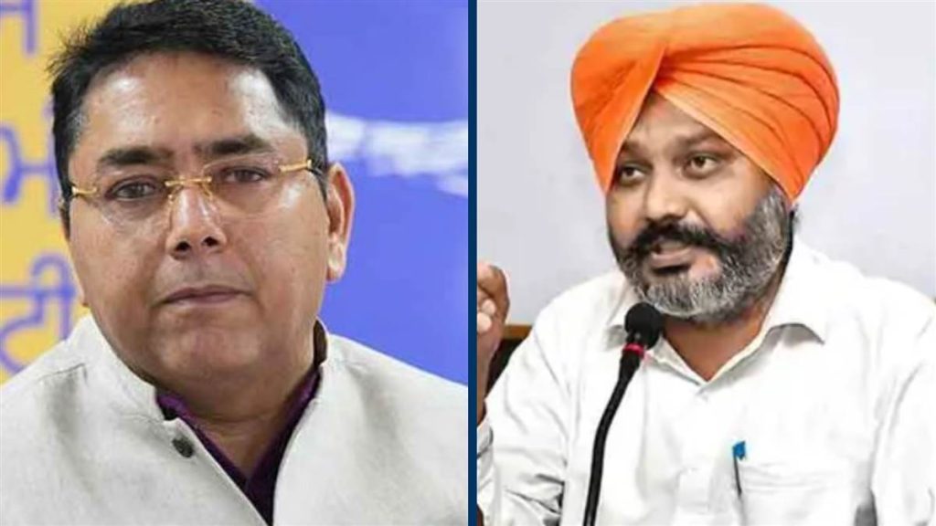 पंजाब के मंत्रियों अमन अरोड़ा व हरपाल चीमा पर चंडीगढ़ में केस