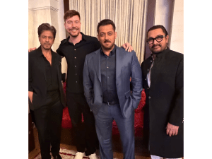 मिस्टर बीस्ट दिखे तीनो खान्स के साथ