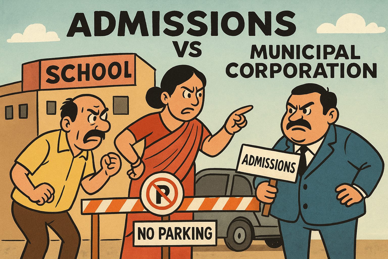 शहर में चर्चा : एडमिशन को लेकर निगम आलाकमान और स्कूल मैनेजमेंट में एलाने जंग , मसल पावर का हो रहा इस्तेमाल